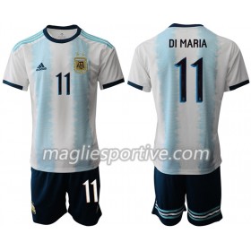 Completo Calcio Argentina DI MARIA 11 Bambino Divisa Prima Copa América 2019